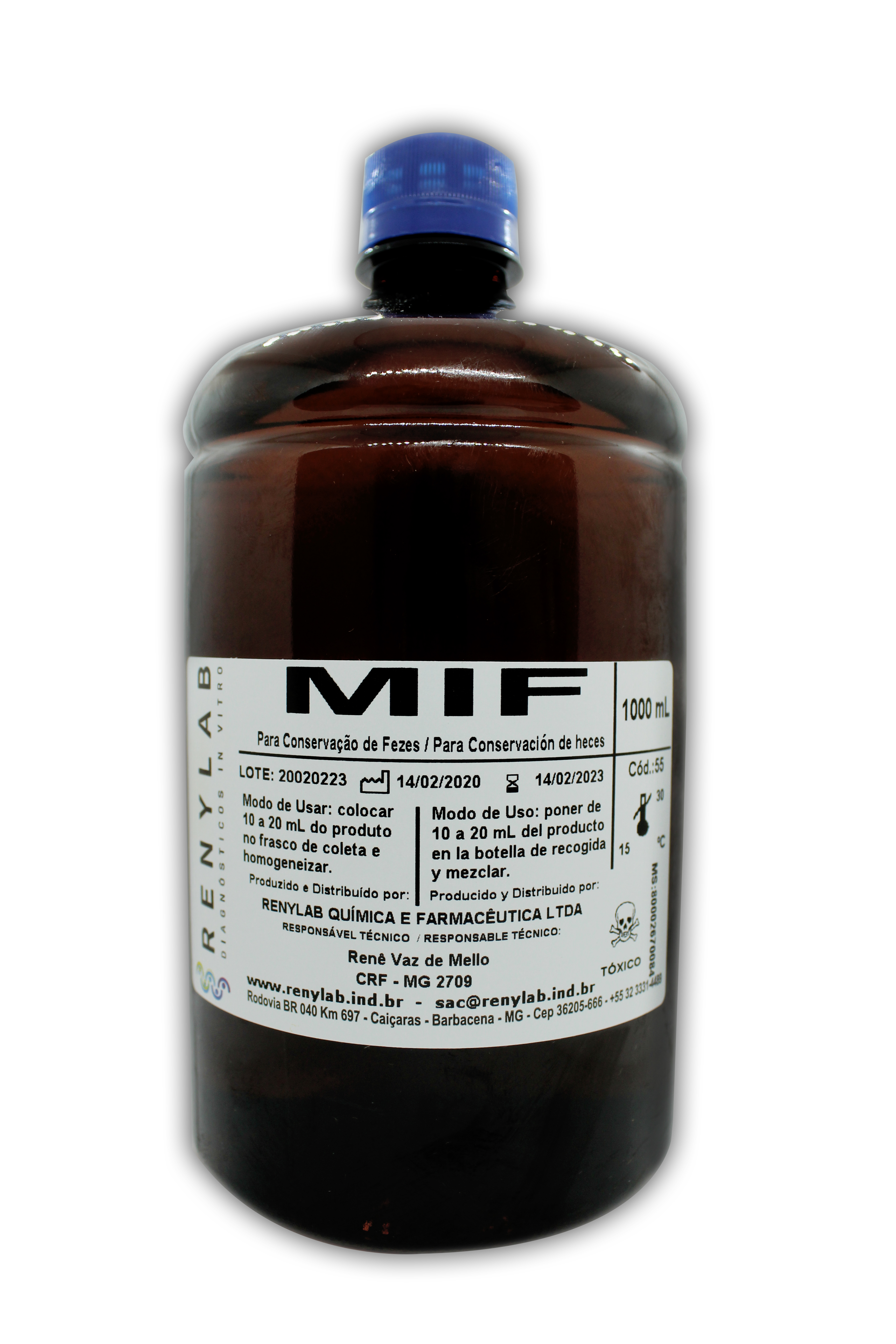 MIF – Liquid for Stool Conservation